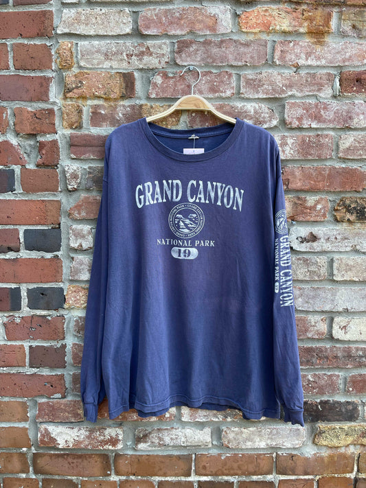 vintage grand canyon faded long sleeve tee