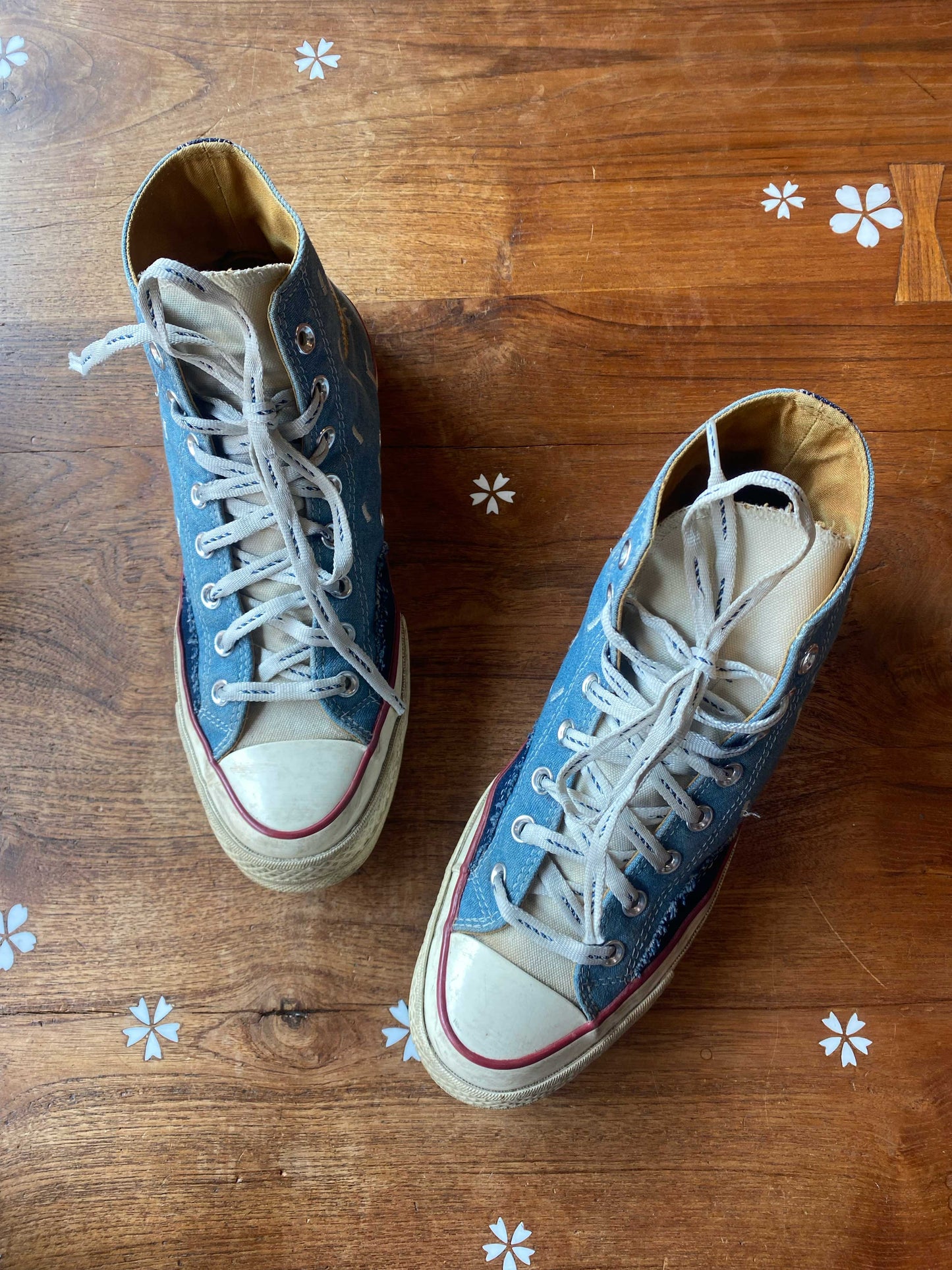 converse chuck 70 indigo boro high-top sneaker