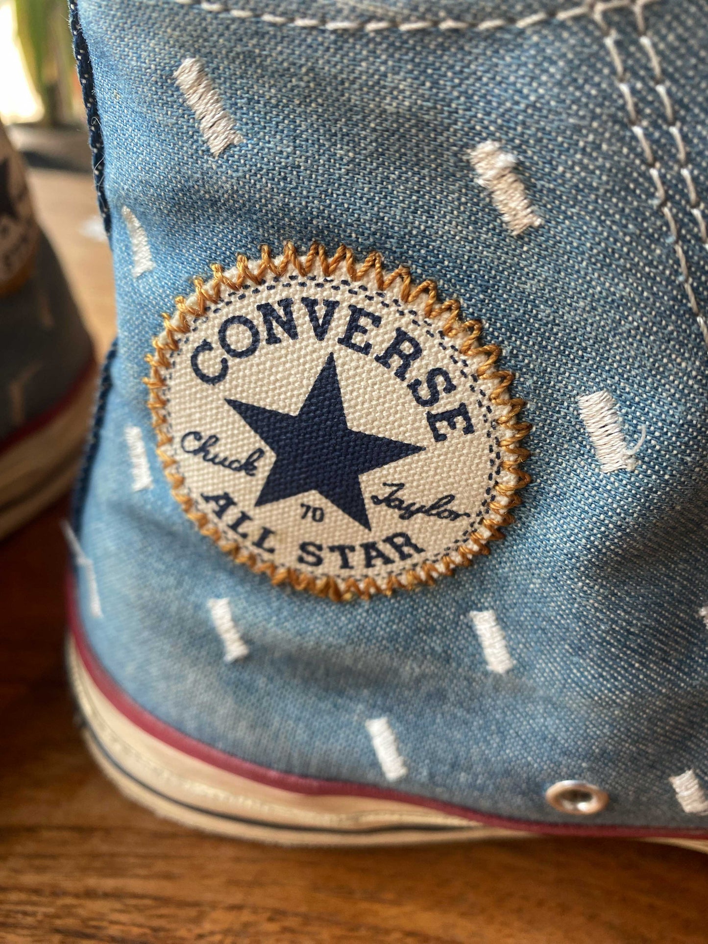 converse chuck 70 indigo boro high-top sneaker