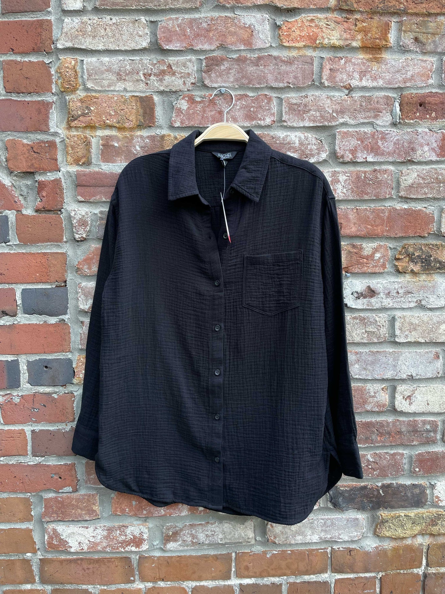 rachel roy gauze cotton shirt