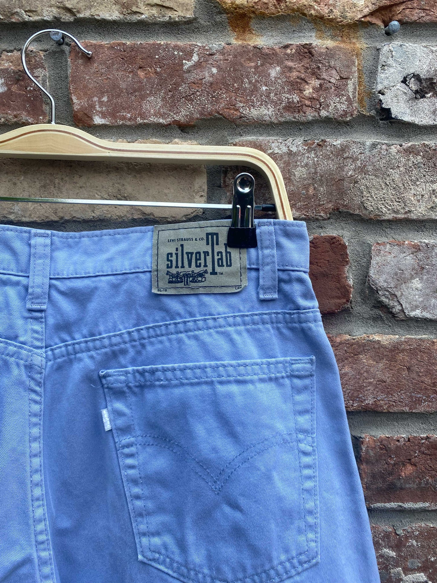 vintage 90s levi's silvertab jean shorts