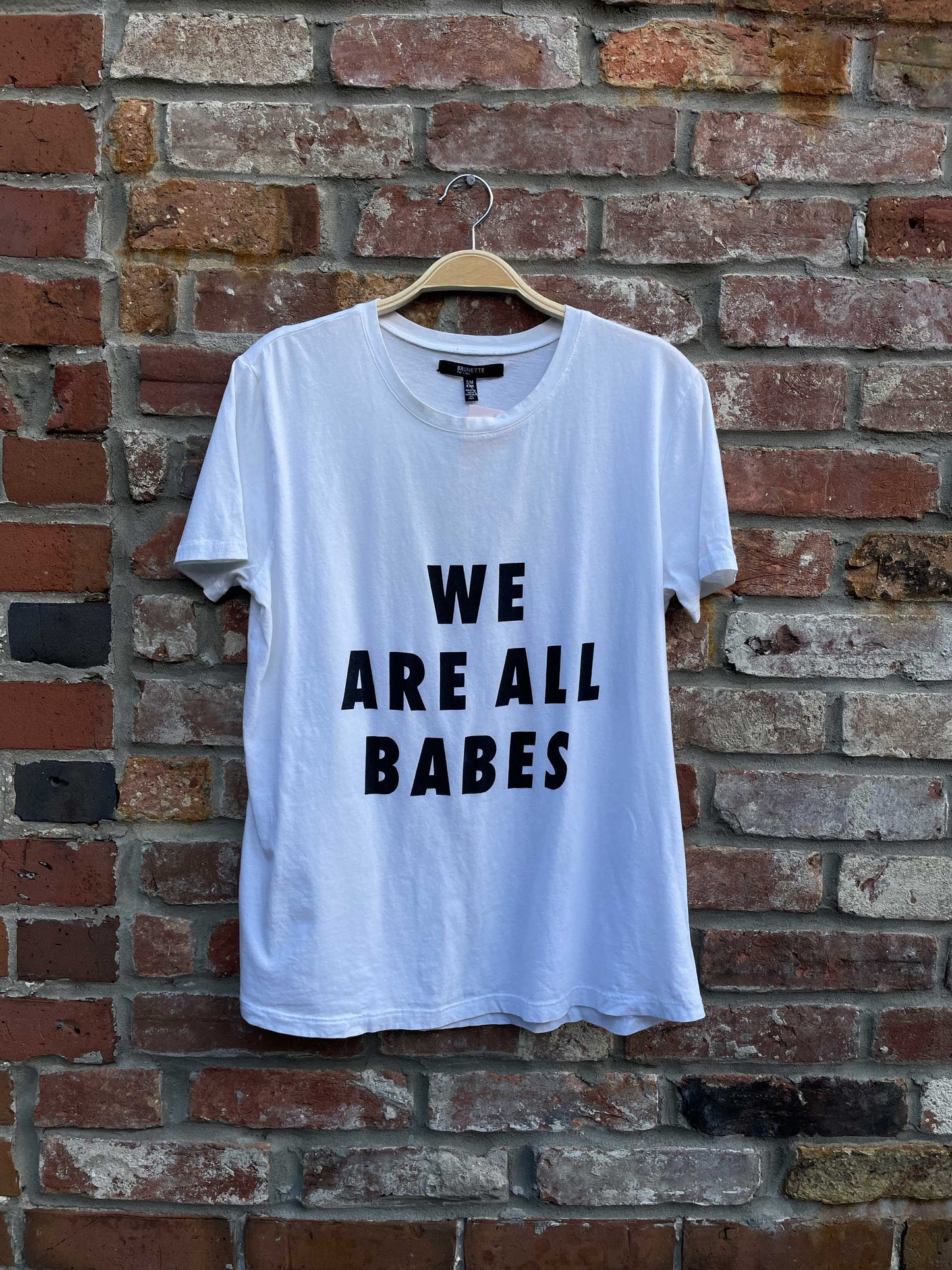 brunette the label we are all babes tee