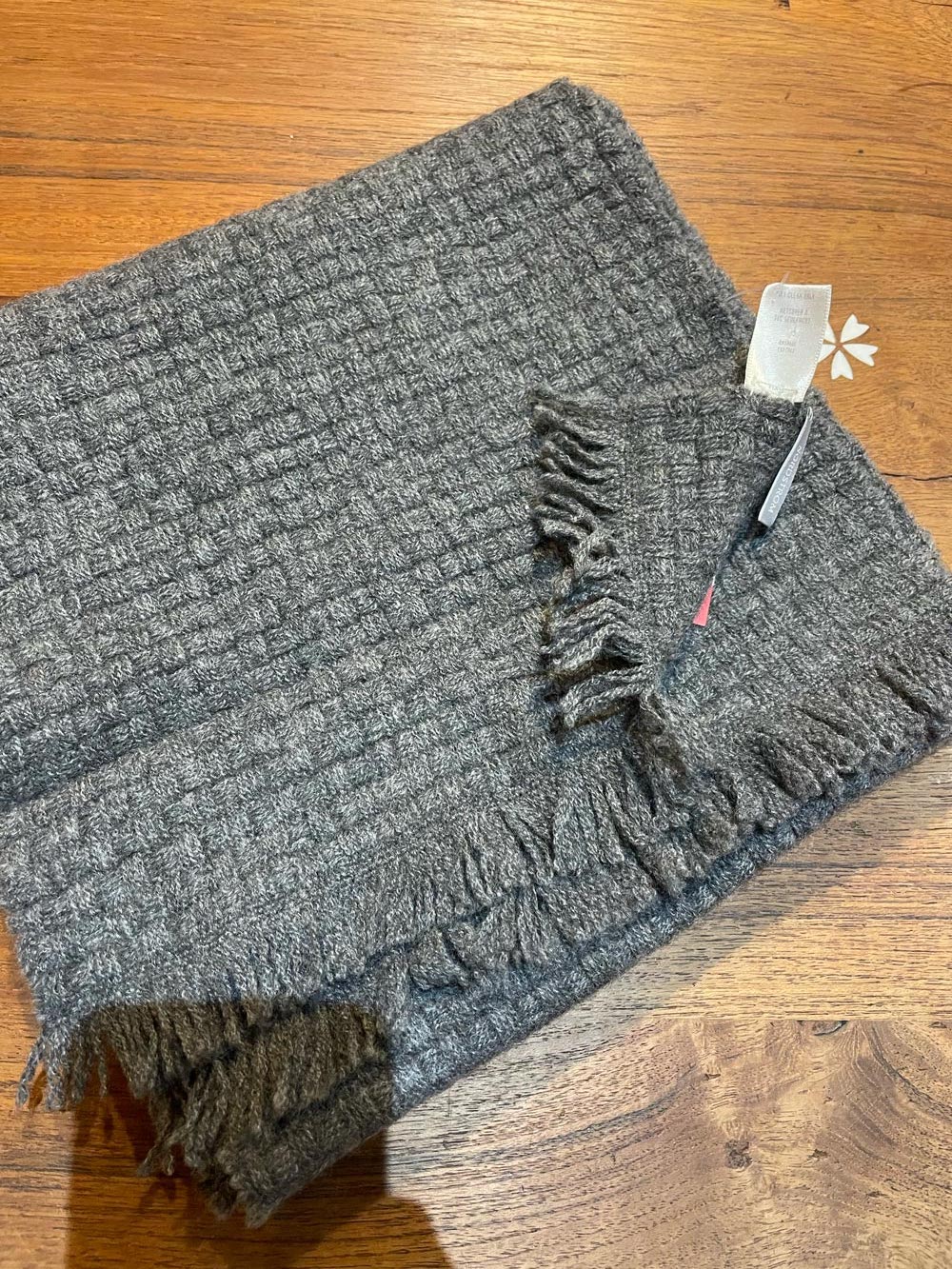 nordstrom cashmere-wool waffle scarf