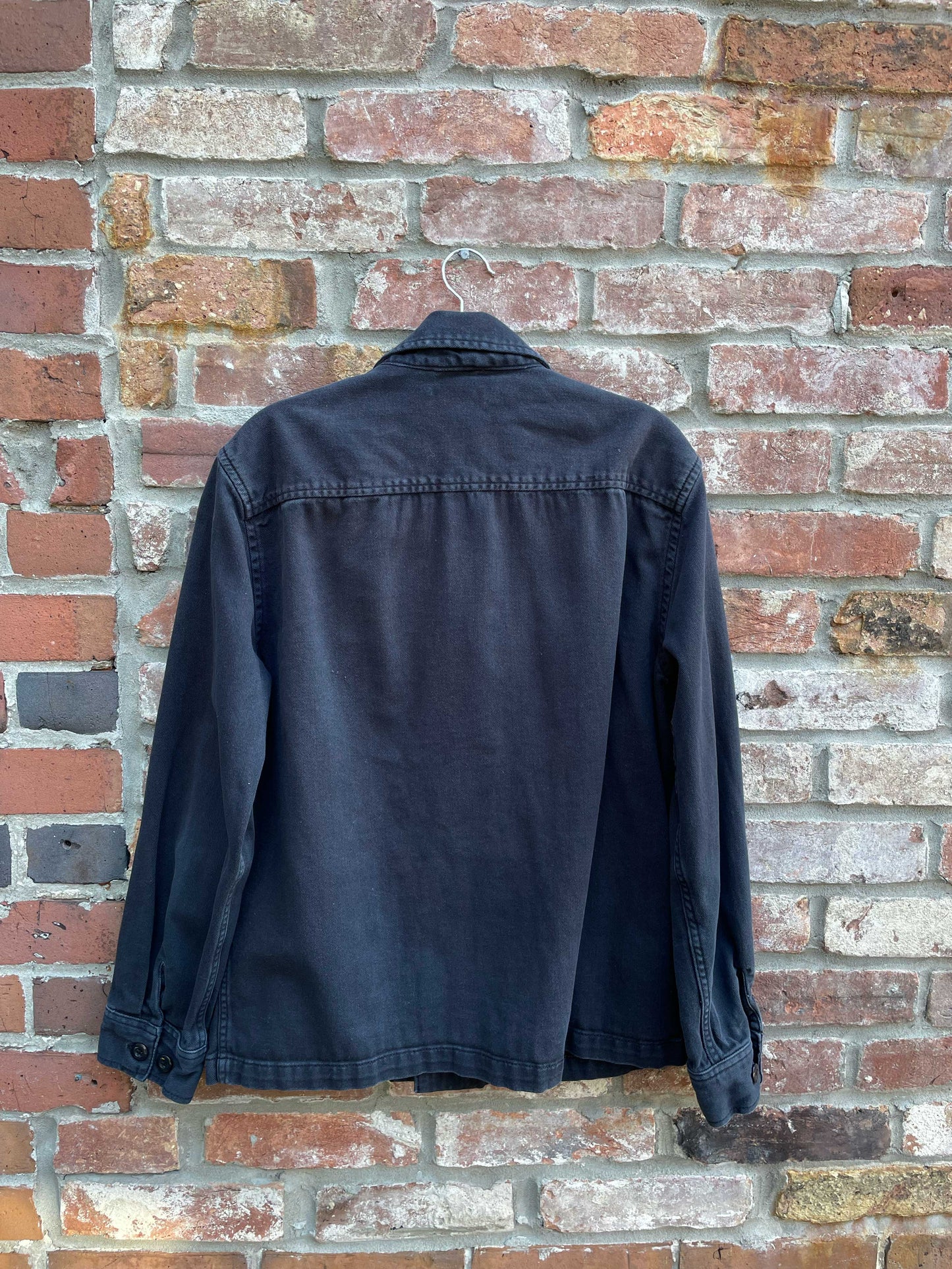 jack & jones black denim shirt jacket