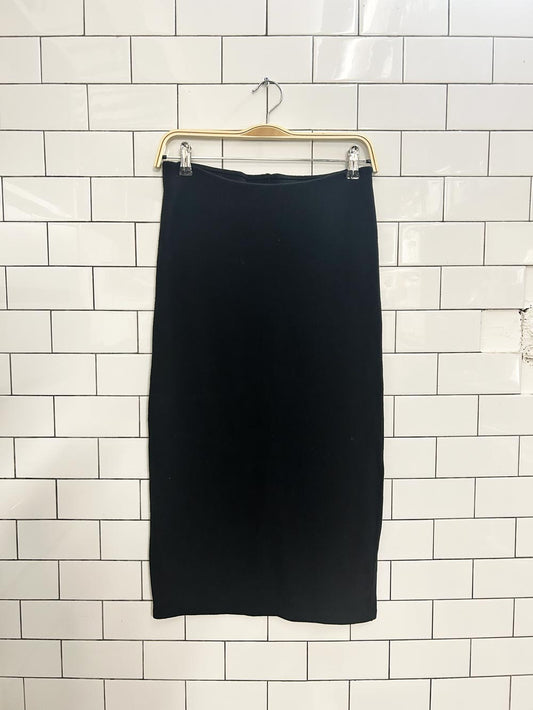 wilfred free knit midi skirt