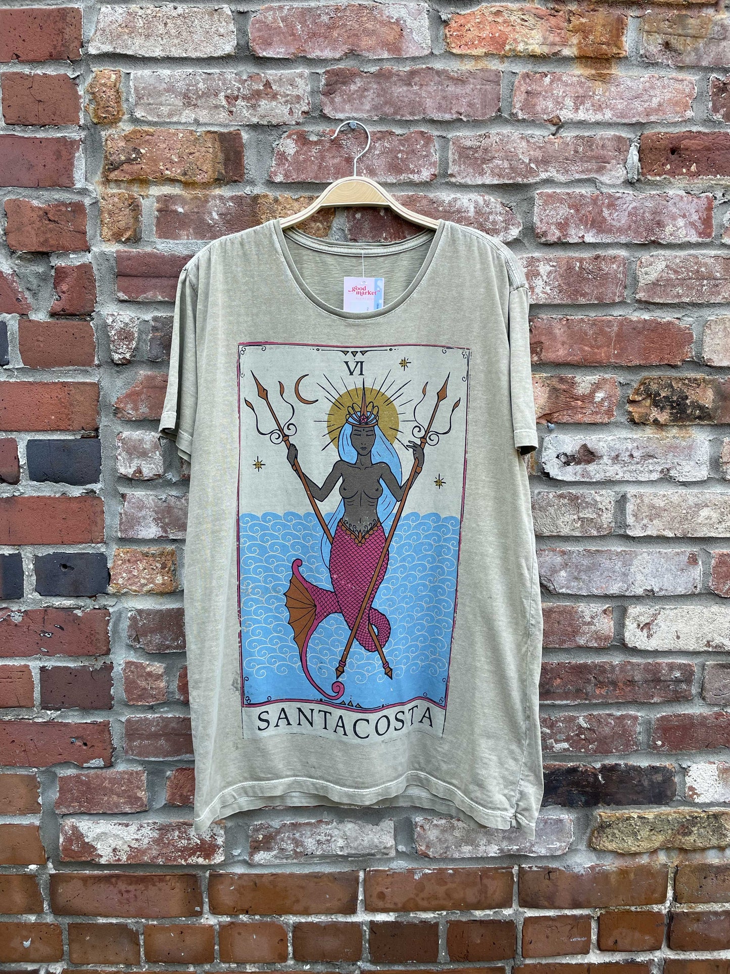 mistica santacosta tarot card tee