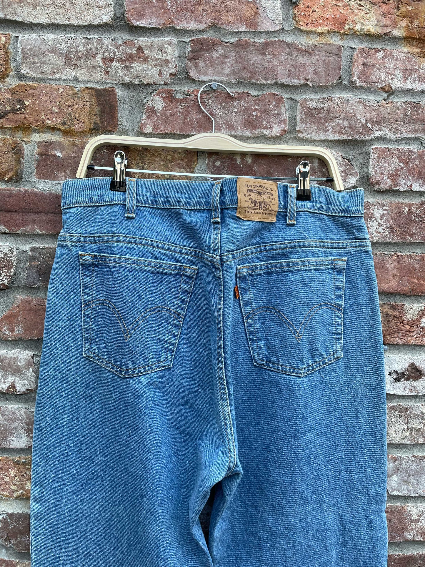 vintage levi's orange tab western style straight jeans