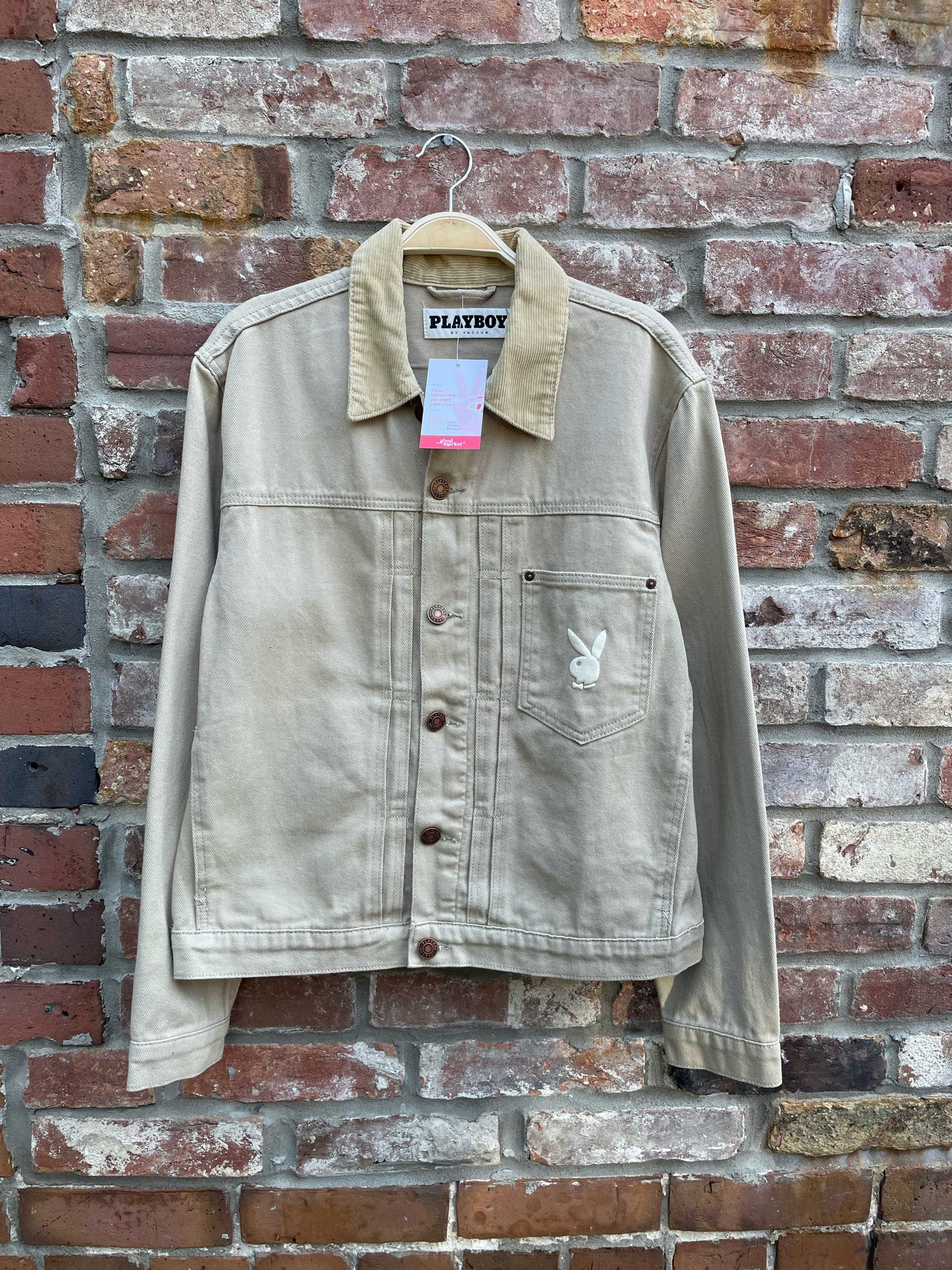 playboy x pacsun vintage fit denim jacket