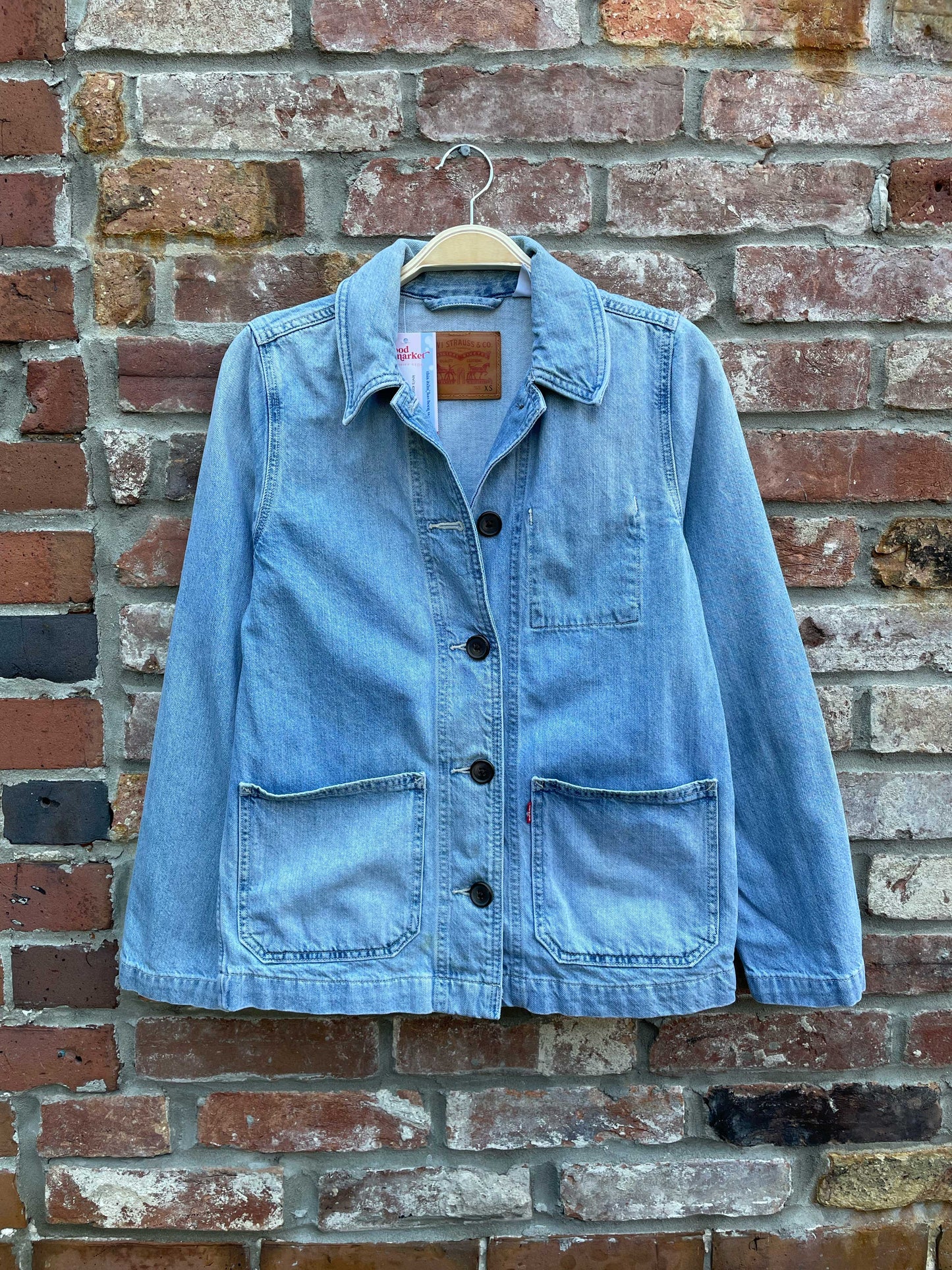 levi's iconic denim chore coat