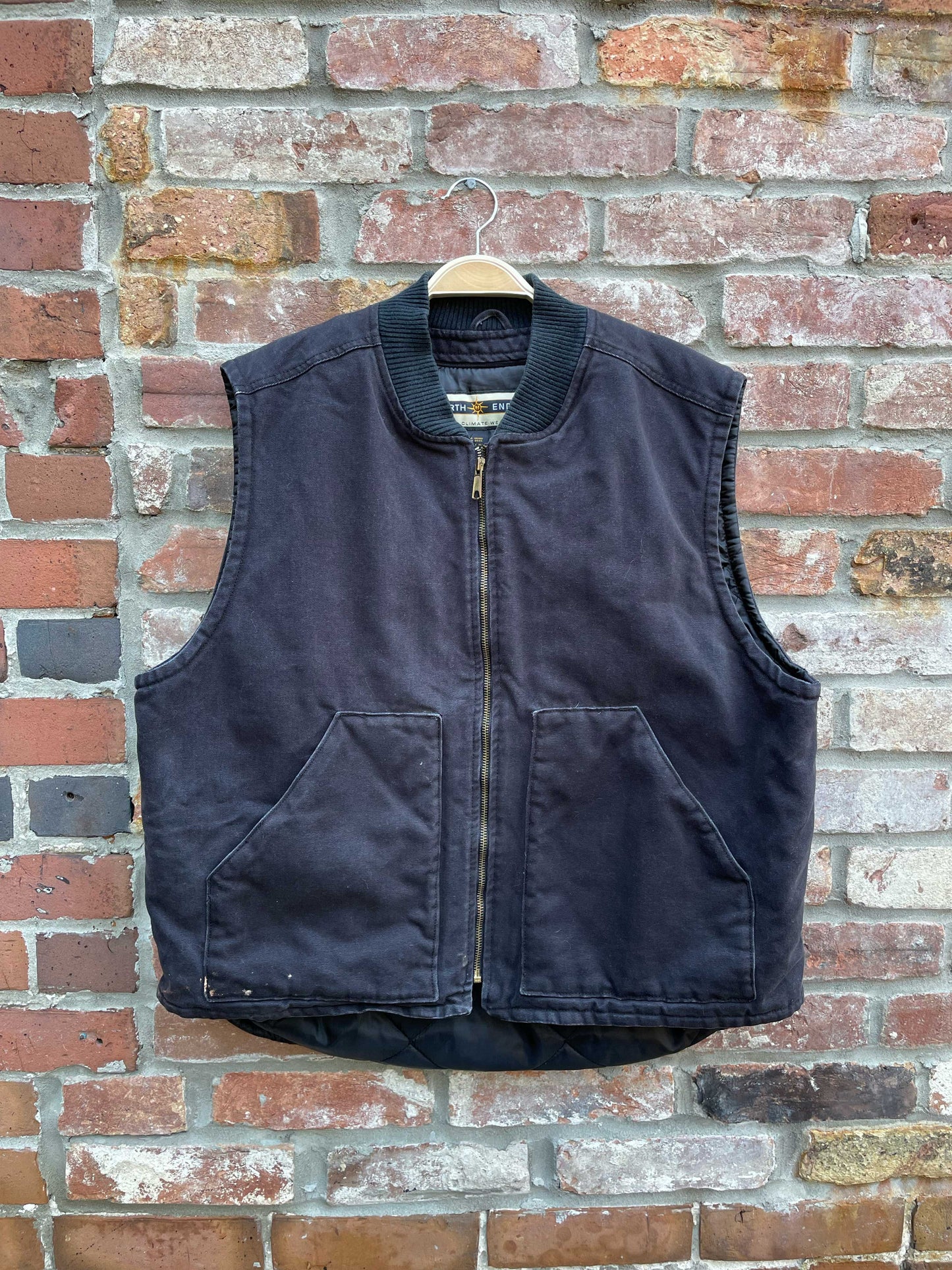 north end twill work vest