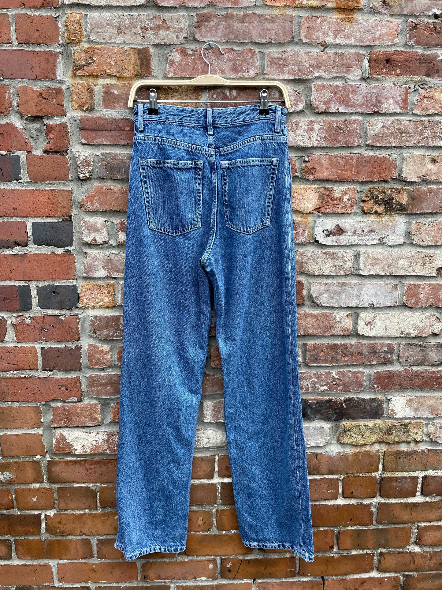 h&m high rise straight leg jeans