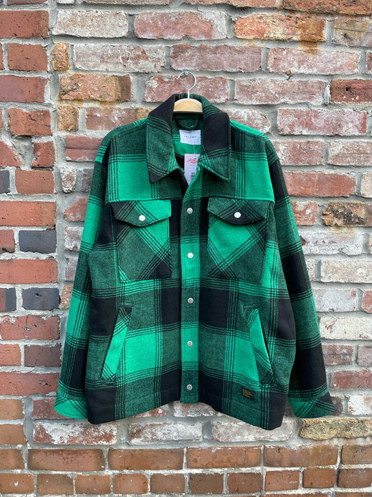 vailent knox wool blend plaid scandi shirt jacket