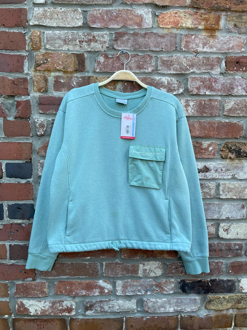 columbia lodge III fleece pocket crew