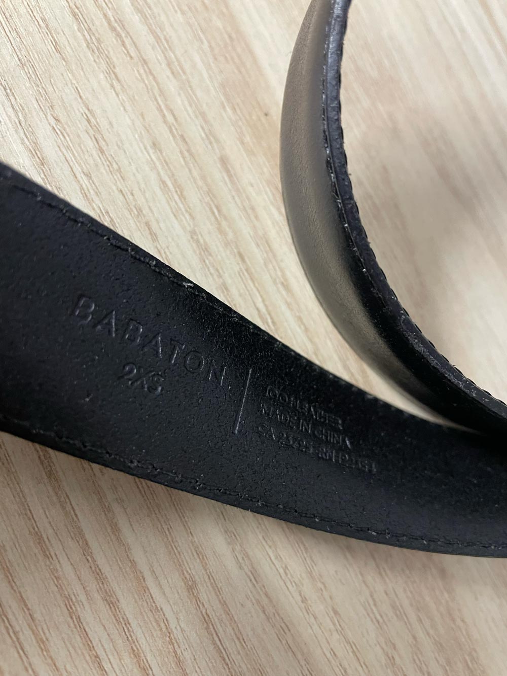 babaton essential leather belt