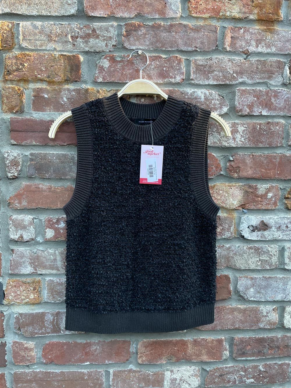 club monaco 2024 boucle knit vest