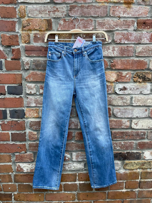 ag the rhett high waisted straight crop jeans