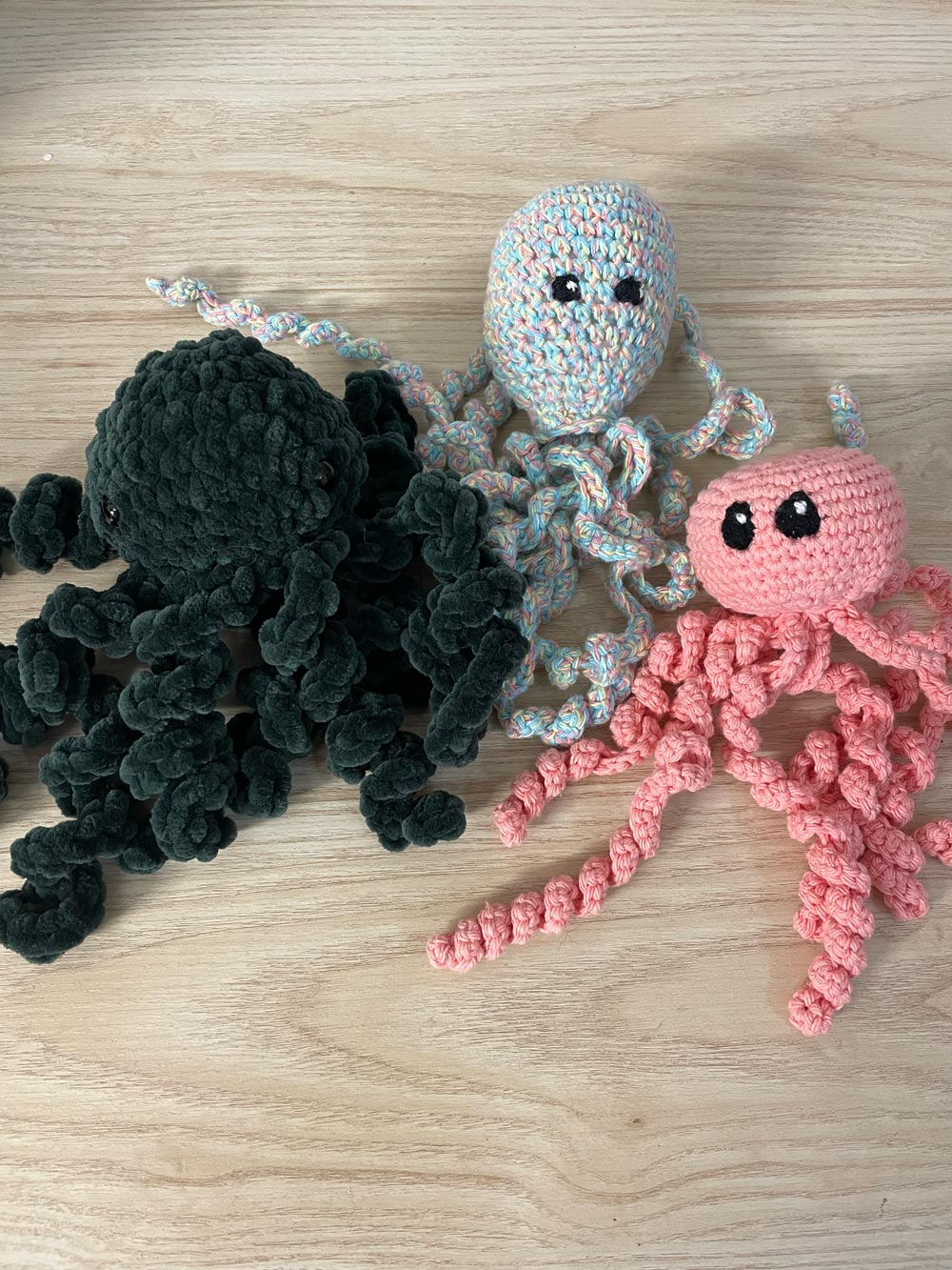 handmade crochet octopus