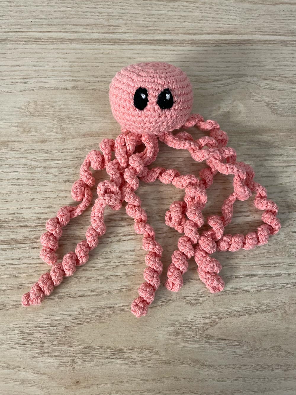 handmade crochet octopus