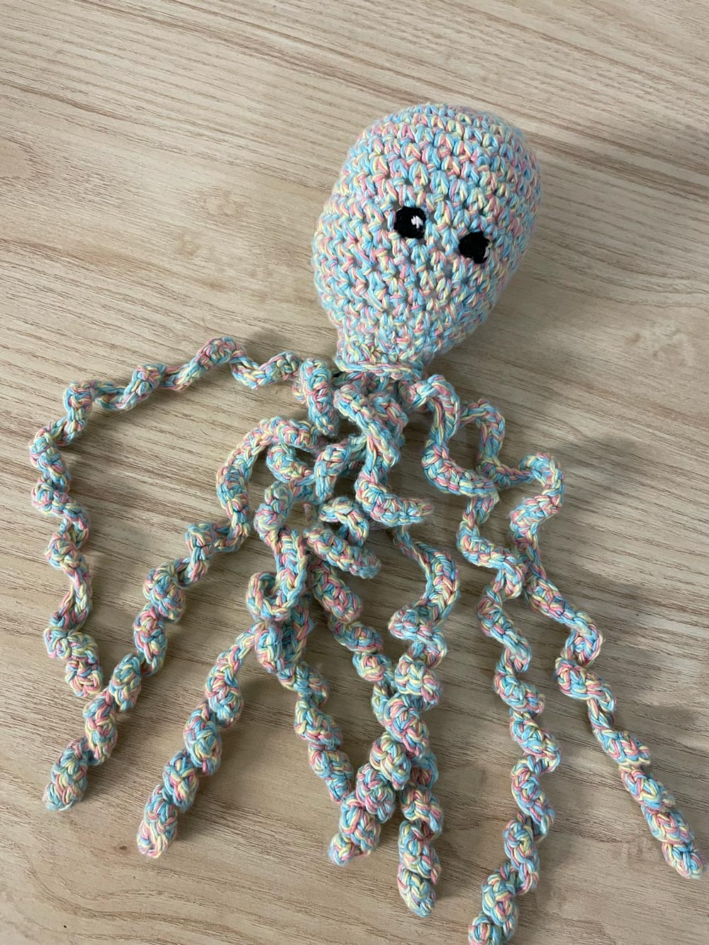 handmade crochet octopus