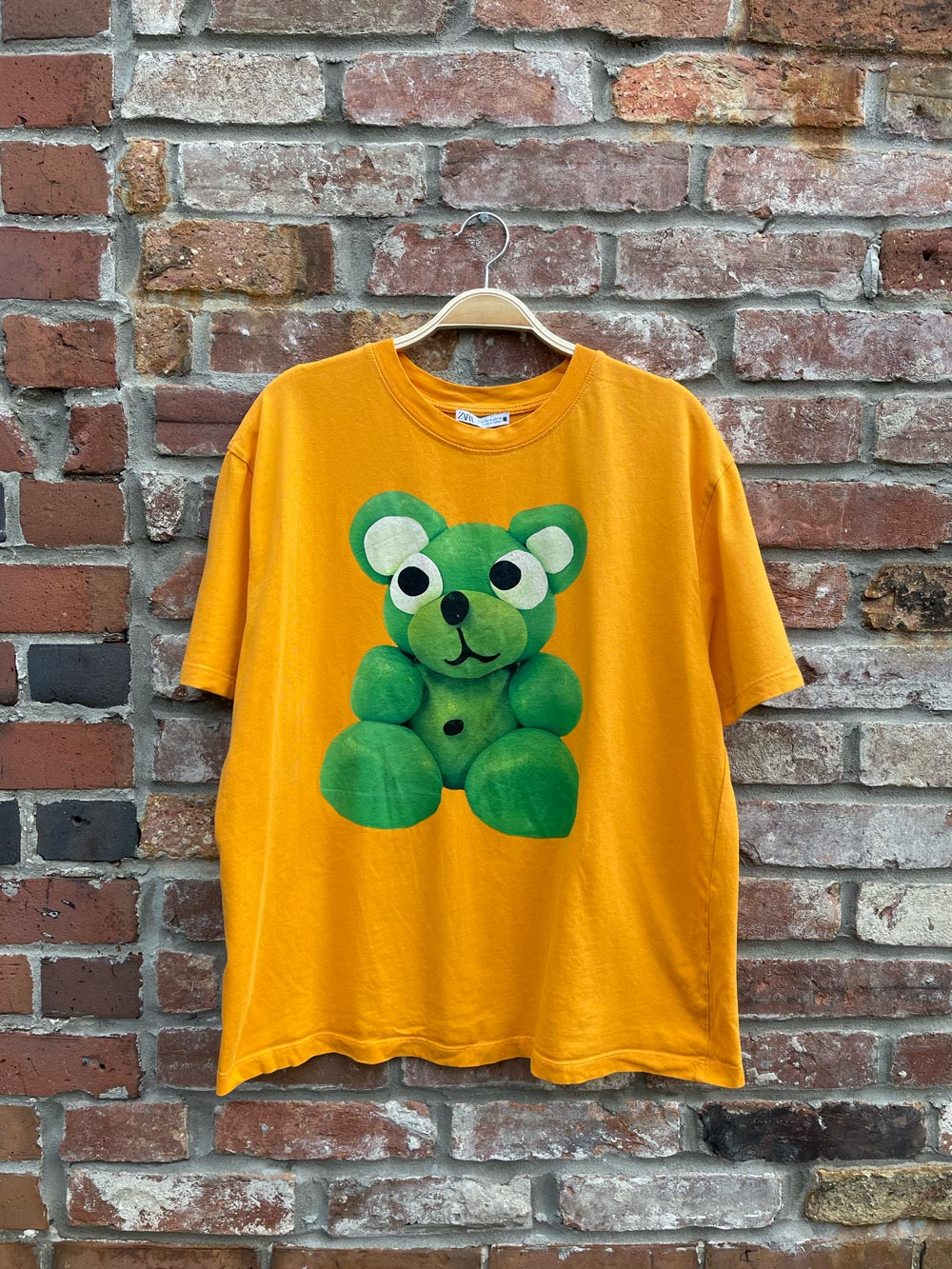 zara teddy bear graphic tee