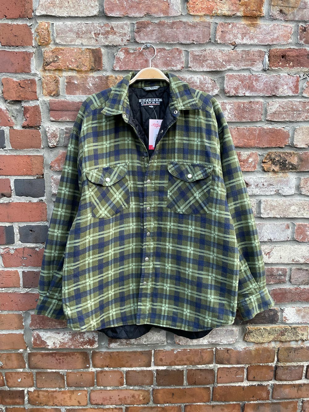 vintage spirit river quilted flannel jacket