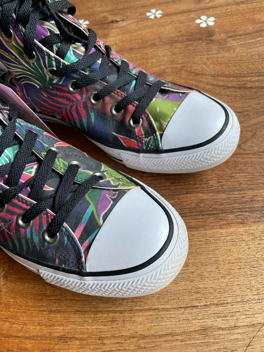 converse chuck taylor hi top tropical sneakers