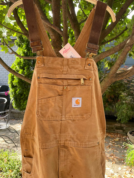 carhartt double knee twill overalls