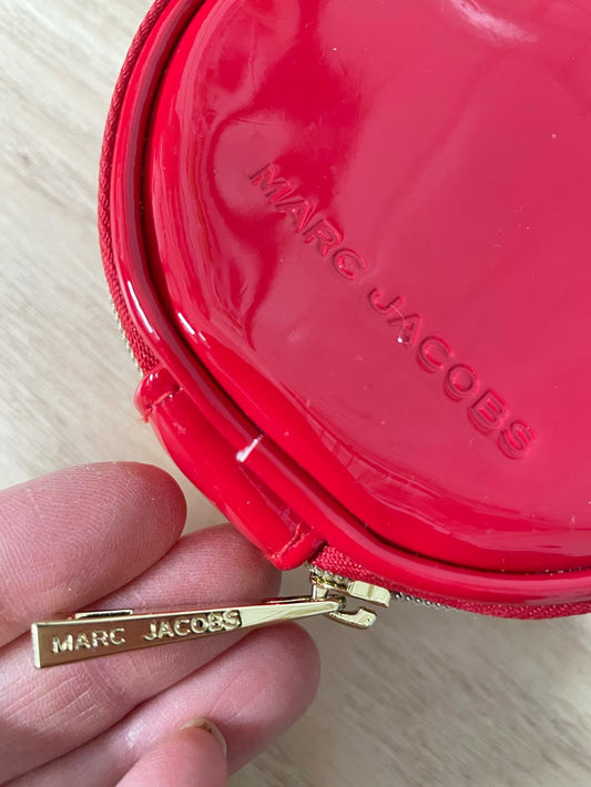 marc jacobs red patent mini belt bag