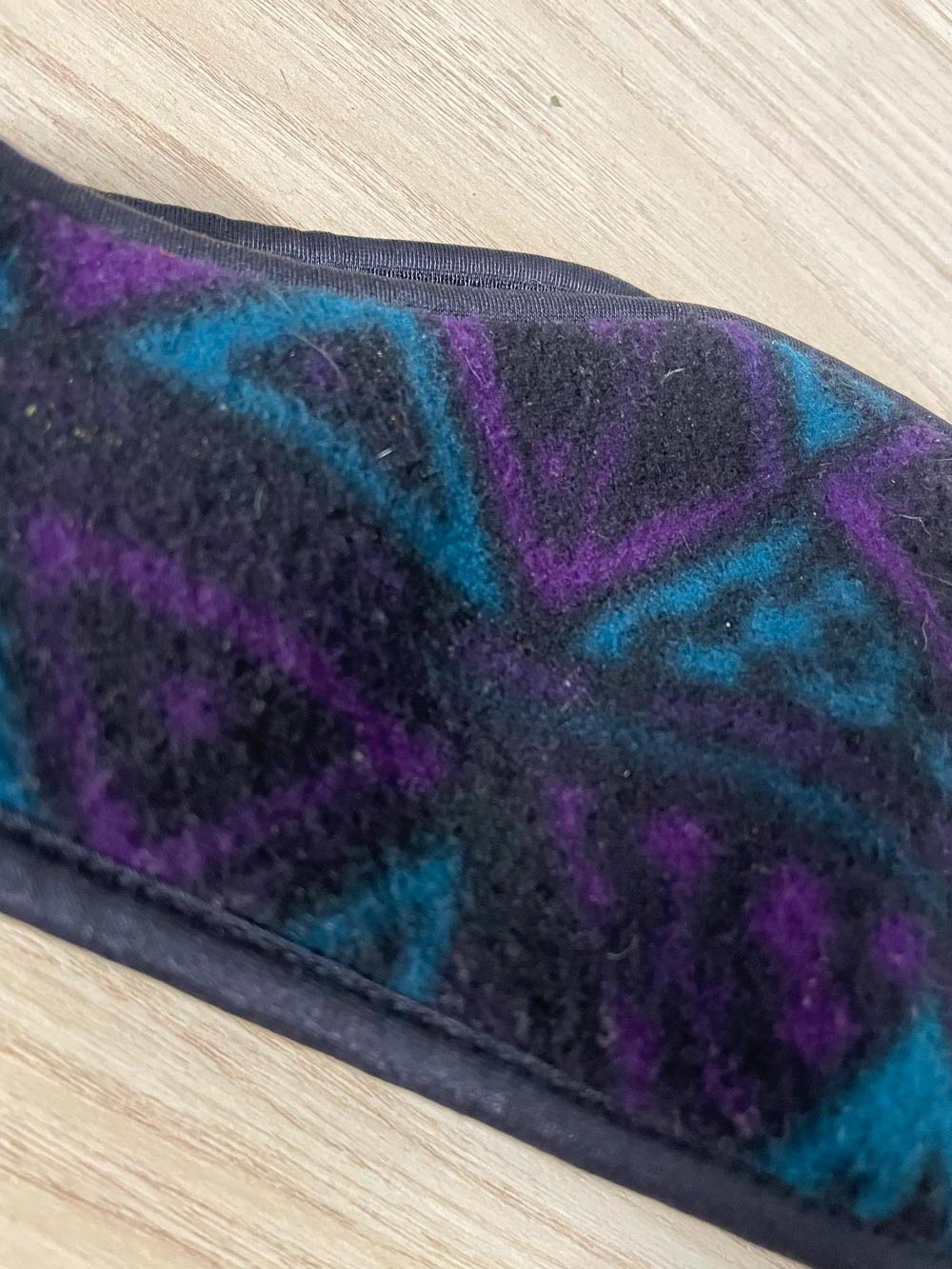 vintage 90s fleece headband