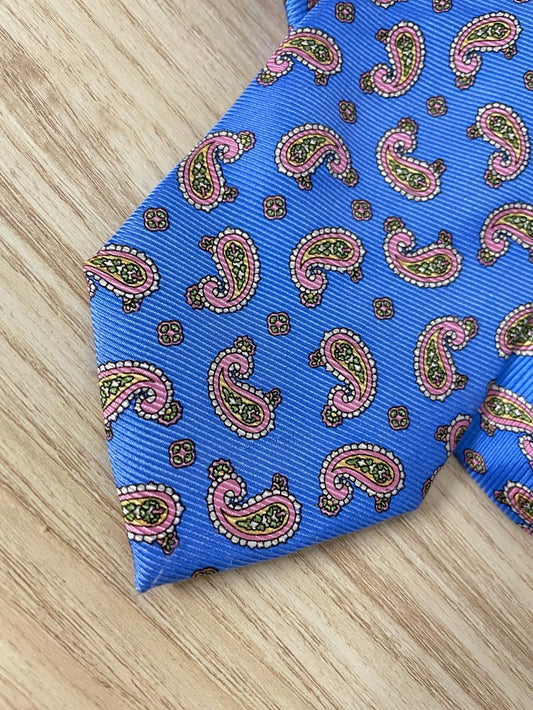 burma bibas silk paisley tie