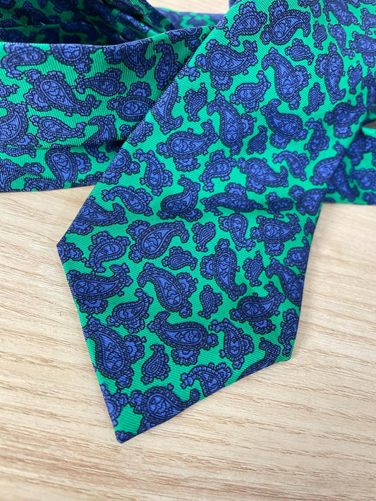 vintage robert stock paisley silk tie