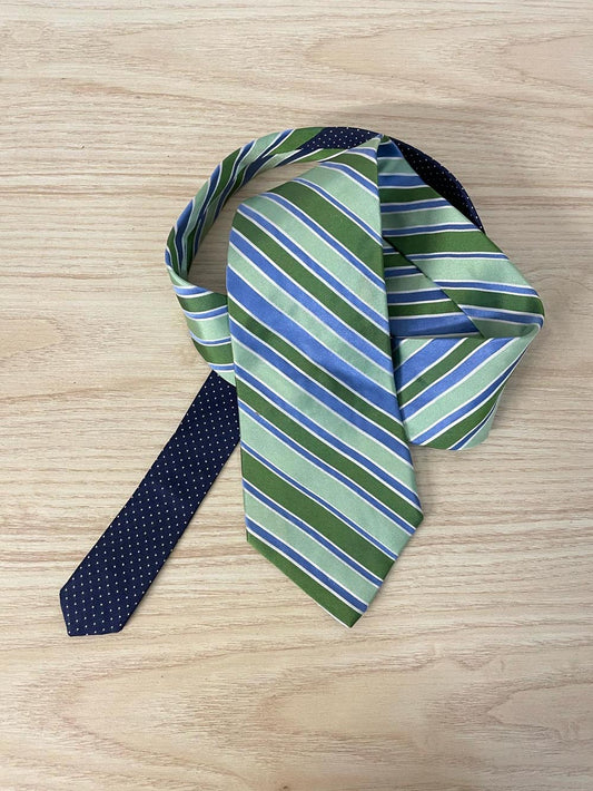 tommy hilfiger silk stripe tie