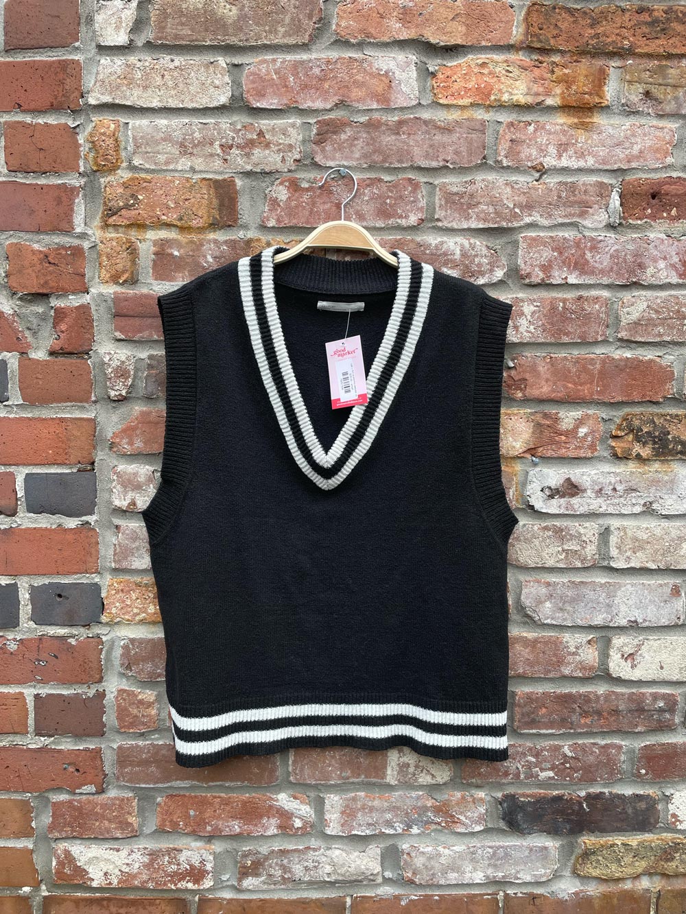 oak + fort academia sweater vest