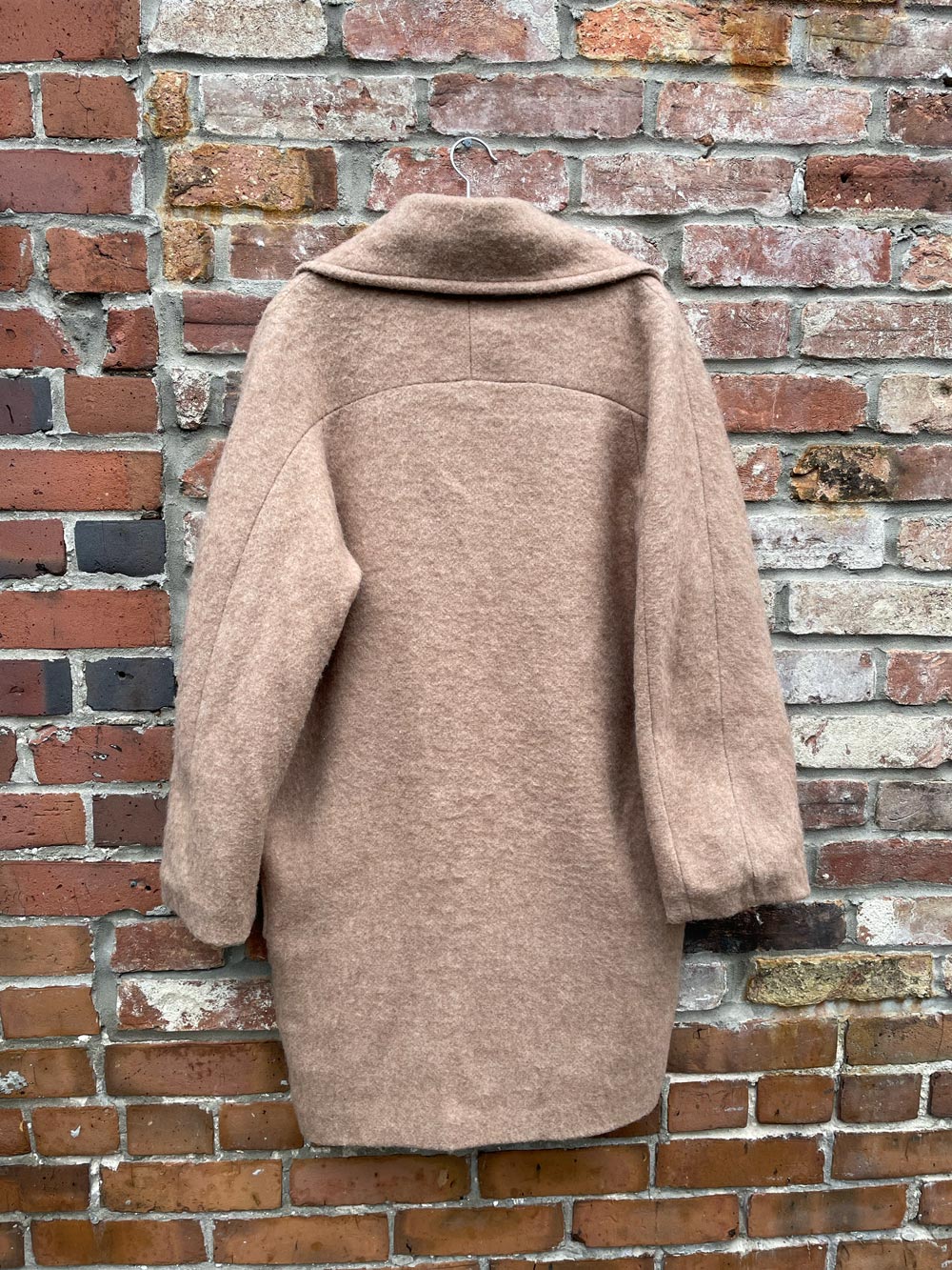 h&m wool-blend oversized coat