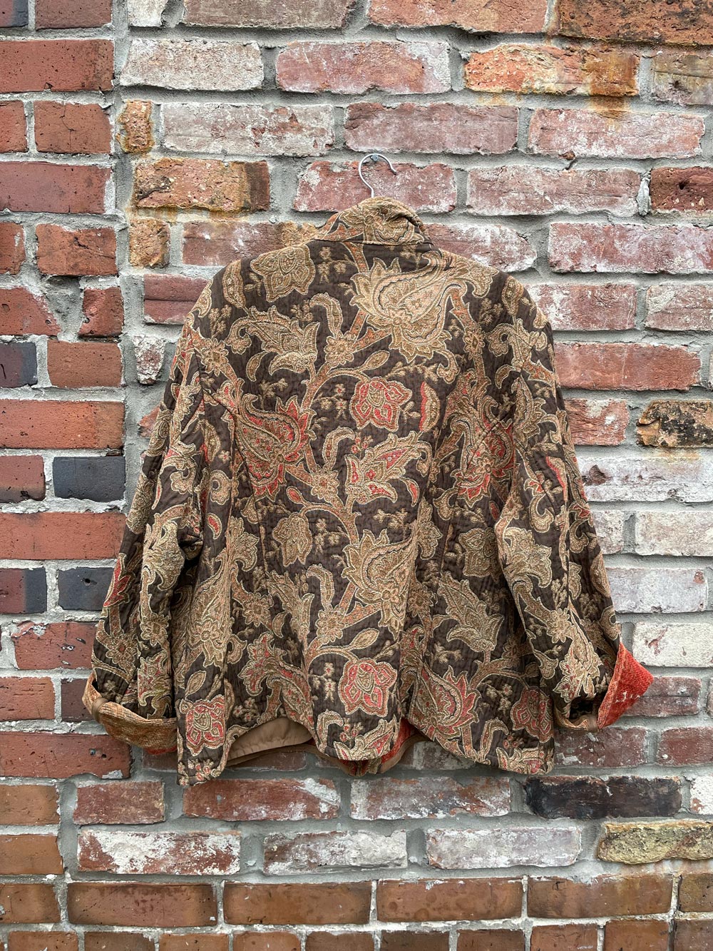 vintage 90s flashback boxy tapestry jacket