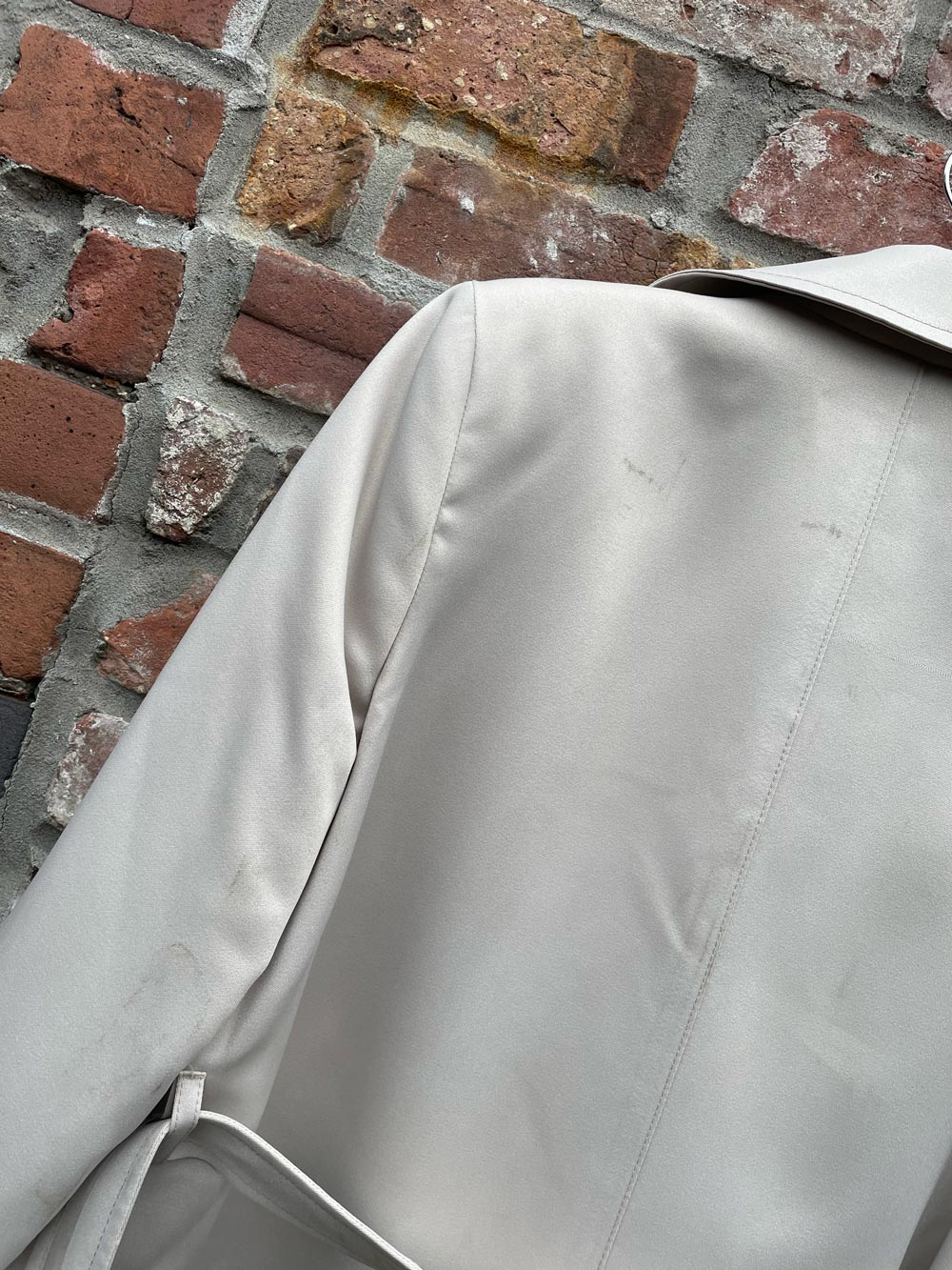 vintage 60s union made minimal belted jacket