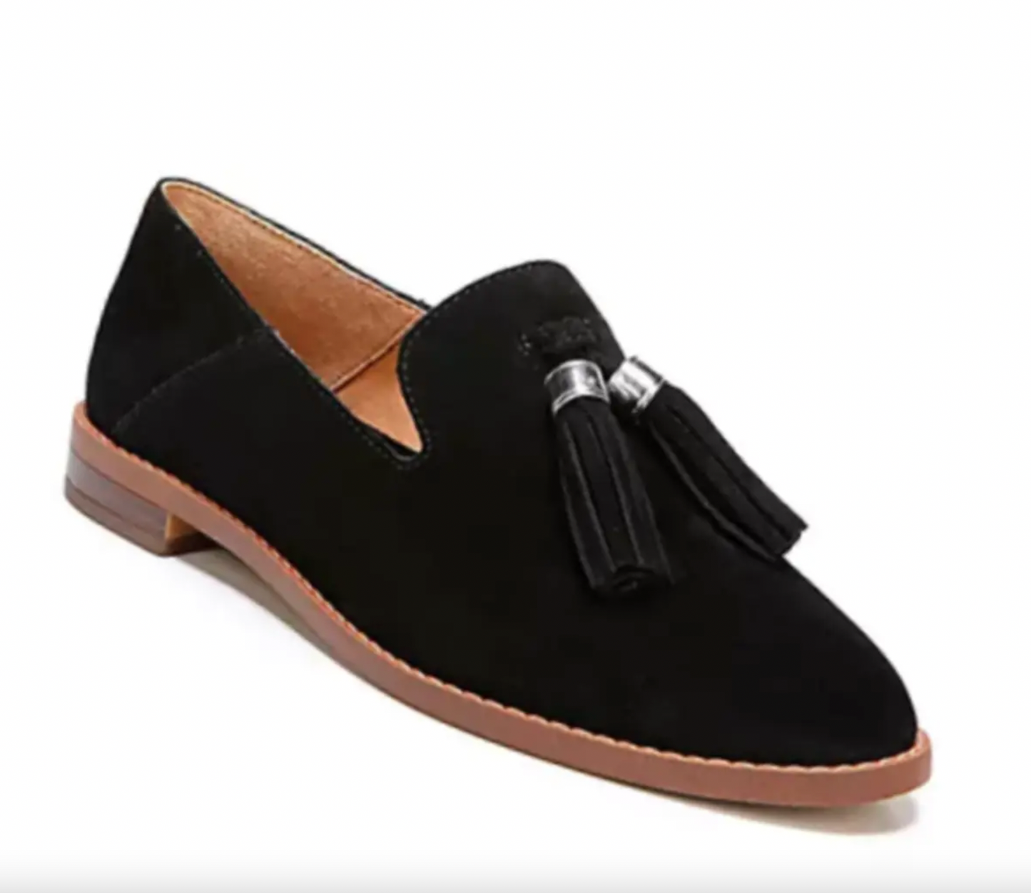 franco sarto hayden suede tassel loafers