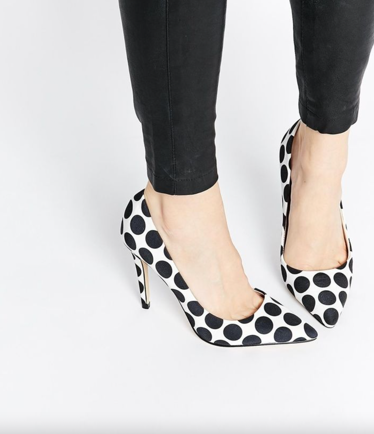 aldo choewia polka dot pumps