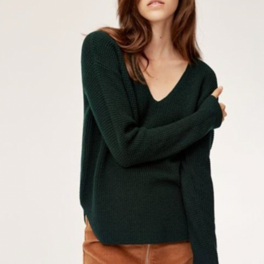 wilfred free green wolter sweater