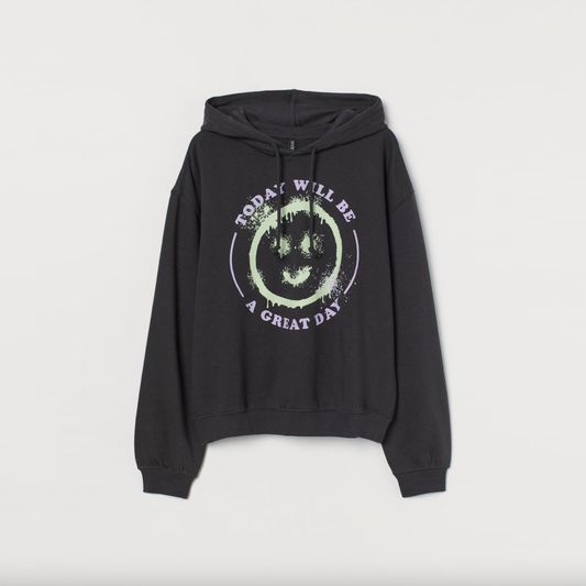 h&m divided affirmation hoodie