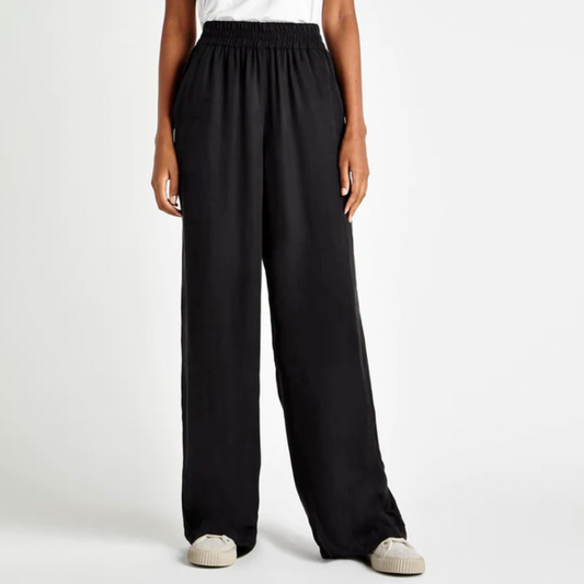 bailey linen-blend wide leg pants