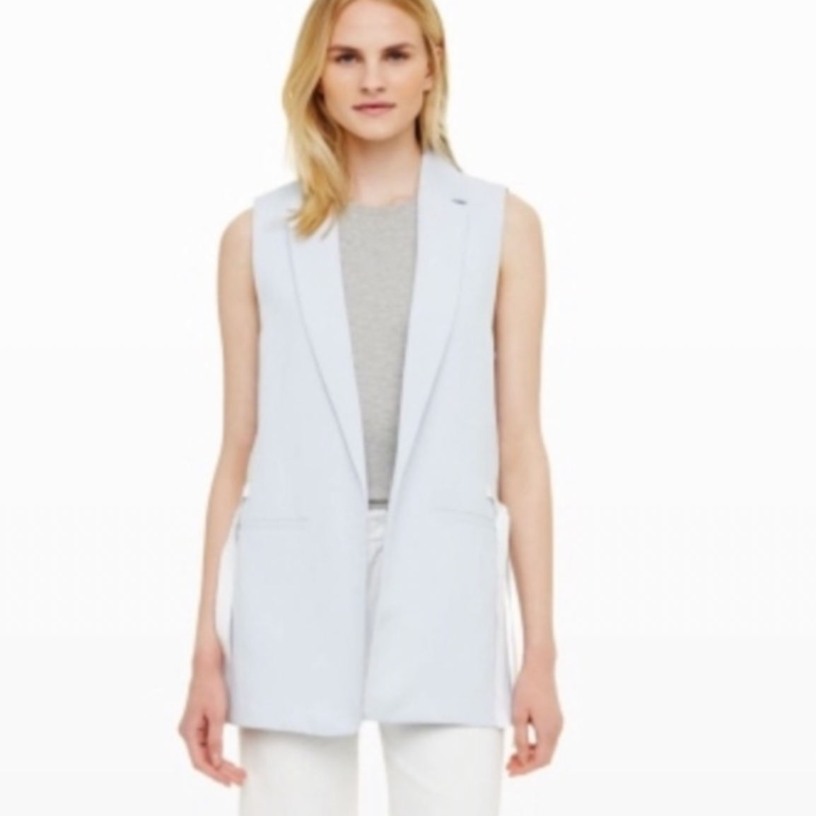 club monaco juby side tie vest