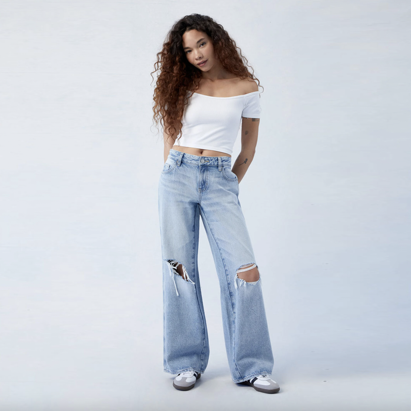 pacsun 2024 low rise baggy jeans