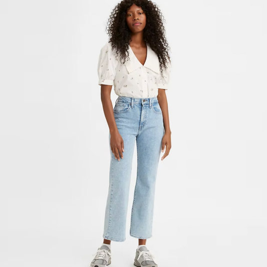 levi's high waisted crop flare