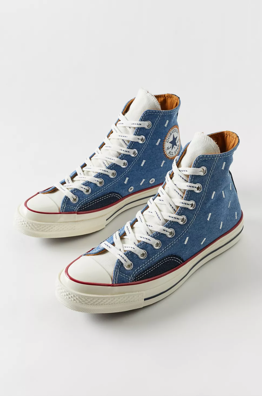 converse chuck 70 indigo boro high-top sneaker