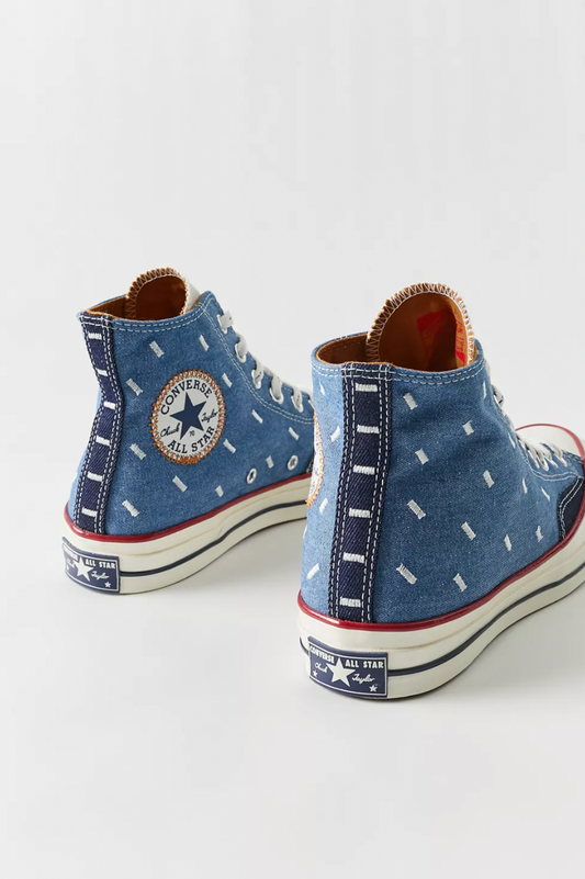 converse chuck 70 indigo boro high-top sneaker