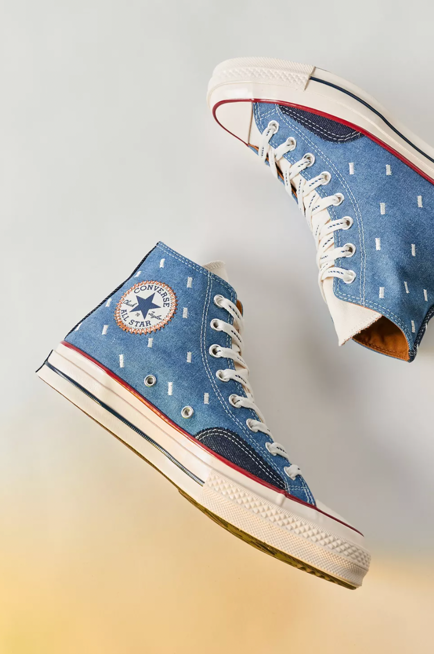 converse chuck 70 indigo boro high-top sneaker