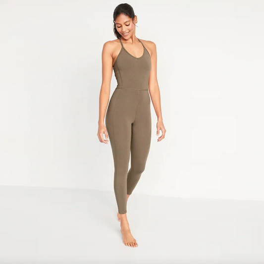 old navy active power chill full jumpsuit