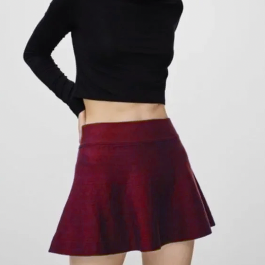 talula knit vanderbilt mini skirt