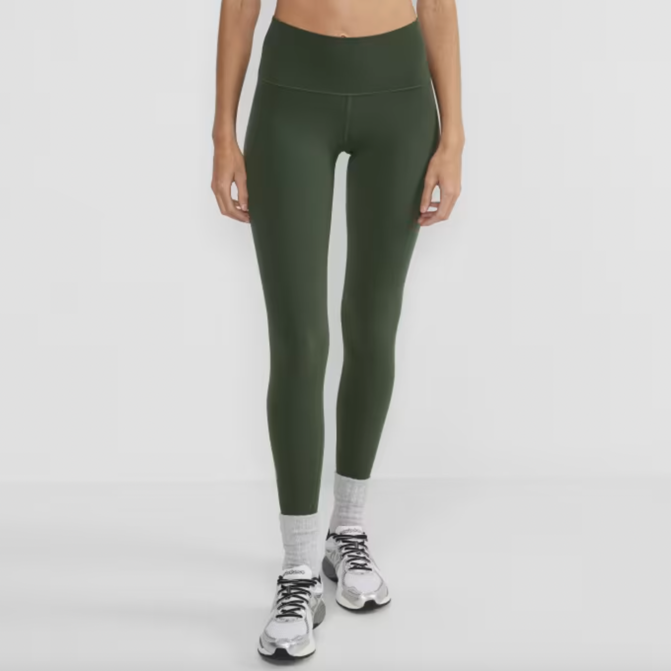 tna action high rise green leggings